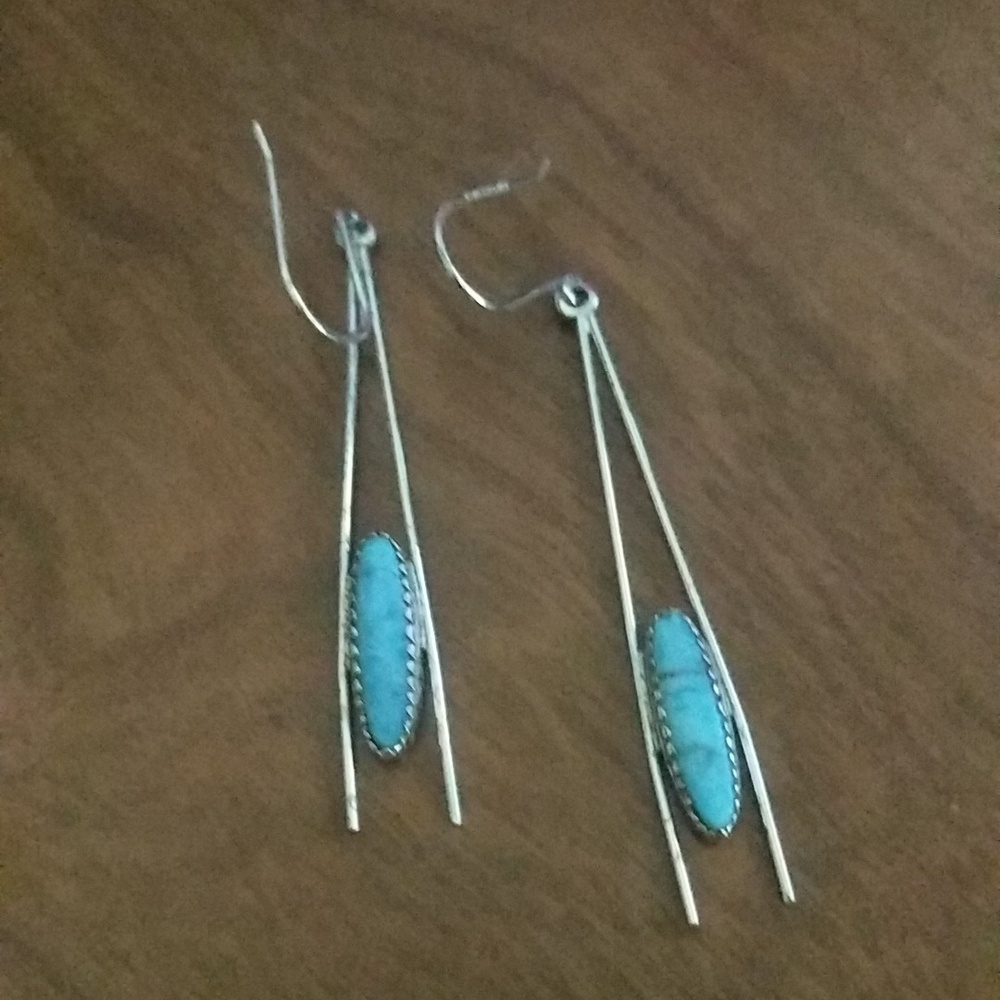 Beau SS Turquoise Earrings
